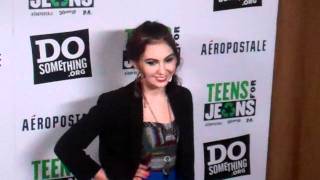 Temara Melek at the 5th Annual Teens for Jeans Kickoff party by DoSomething amp Aeropostale [upl. by Ecyle150]