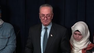 Schumer tears up over unAmerican ban [upl. by Malanie377]