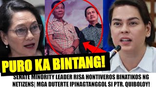 Matapos Tawaging PAKIELAMERA si VP SARA HONTIVEROS BUGBOG SARADO sa DDS RISA Tinawag na BRUHILDA [upl. by Eidur28]