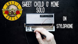 Guns N Roses  Sweet Child OMine Solo Stylophone cover [upl. by Konopka]