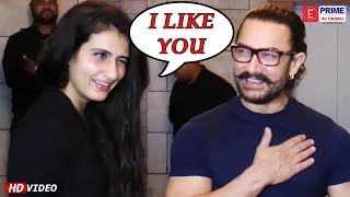 Fatima Sana Shaikh BLUSHES On Asked About Aamir Khan  Prime Bollywood  EPN [upl. by Tsenre910]