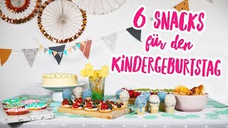 Kindergeburtstag Essen 6 Ideen für Partysnacks Eng Subtitles [upl. by Adnarem508]