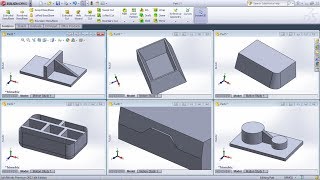 SolidWorks Tutorials for Beginners  6  SolidWorks Rib Feature and Draft Command Tutorial [upl. by Caesar16]