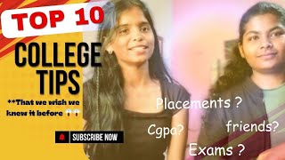 🎓 10 MustKnow Tips for Freshers 🎓 CollegeTipsForJuniors FreshersGuide StudentLife [upl. by Acinnor274]