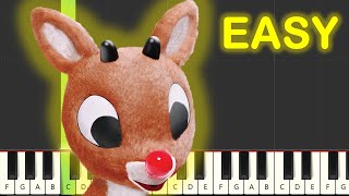 How To Play Rudolph the Red Nosed Reindeer With This Piano Tutorial [upl. by Aram]