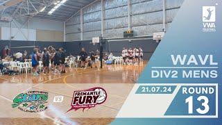 WAVL • Div2 • R13  Northern Stars vs Fremantle Fury [upl. by Weisburgh632]