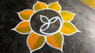 Diwali beautiful rangoli designs🌻deepavali villaku kolam🌻diwali 2024 muggulu🌻Amazingrangoli [upl. by Micky192]