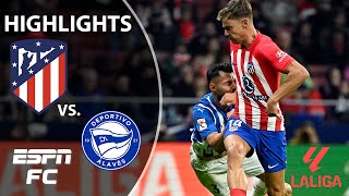 🚨 DOMINANT VICTORY 🚨 Alavés vs Atletico Madrid  LALIGA Highlights  ESPN FC [upl. by Mady]