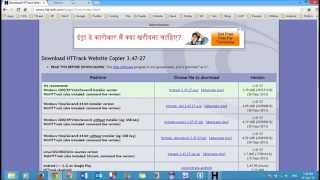 Download Copy of Website using HTTrack for offline Read [upl. by Idnek]