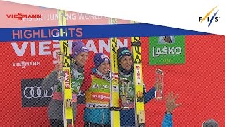 Highlights  Stefan Kraft flies to Crystal Globe in Planica  FIS Ski Jumping [upl. by Marlow109]