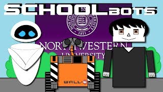 Episode 1  SCHOOLBOTS WallE Based Animated Series [upl. by Cirdor]