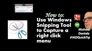 Snipping Tool Right click Menu [upl. by Tibbetts]