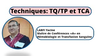 Techniques TQTP et TCA [upl. by Aivila]