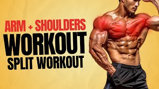 Shoulders and Arms Day with Dumbbells  Split Workout Routine  Interactive Workouts [upl. by Noella]