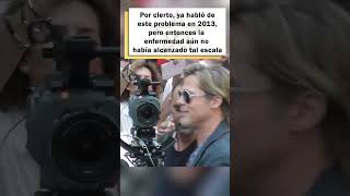 ¡Brad Pitt sufre una enfermedad rara shorts [upl. by Iuqcaj469]