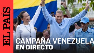 DIRECTO  En vivo María Corina Machado acompaña el arranque de Edmundo González Urrutia  EL PAÍS [upl. by Olethea375]