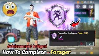 How To Complete Forager Achievement In Bgmi Pubg  Easy Achievement Easy To Get Forager Achievement [upl. by Kaitlynn]