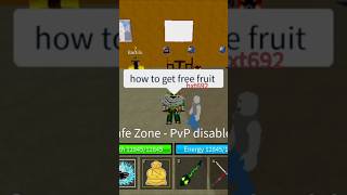 how to get free fruit in blox fruits roblox shorts [upl. by Alaine]