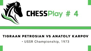 Tigraan Petrosian vs Anatoly Karpov • USSR Championship 1973 [upl. by Aikemaj]