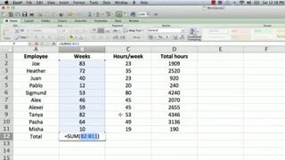 How to Make a Totaling Column Formula in Excel  Using Microsoft Excel [upl. by Rehpitsirhc]