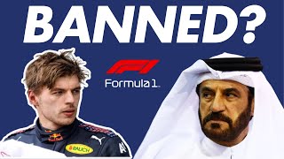 Max Verstappen BANNED  Formula 1  Singapore Grand Prix [upl. by Elleinahc]