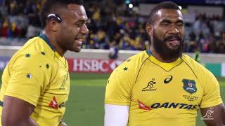 Marika Koroibete becomes a Wallaby [upl. by Subak]