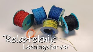 Relæteknik  Ledningsfarver [upl. by Resarf479]