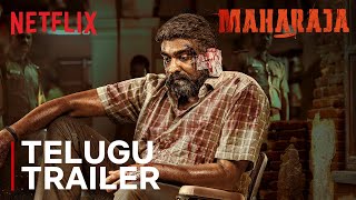 Maharaja  Telugu Trailer  Vijay Sethupathi Anurag Kashyap Mamta Mohandas [upl. by Adamok]