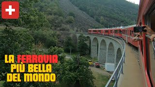 TRENINO ROSSO DEL BERNINA EXPRESS  vlog Svizzera ep1 [upl. by Zolly43]