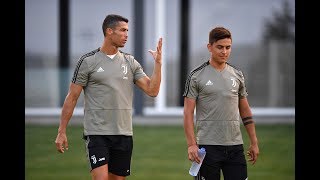 The first week of Juventus training for Bianconeri internationals [upl. by Preciosa]