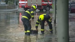 Weggespülte Straßen in Tschechien [upl. by Bianca161]