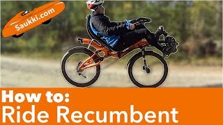 How to Recumbent  a Quick Guide for How to Learn to Ride a Recumbent Bike [upl. by Paehpos]