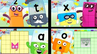 Learn to count amp read  4 hours of Alphablocks amp Numberblocks Crossover  All Levels [upl. by Hercule]