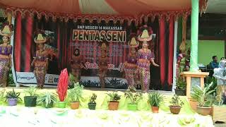 Tari Toraja Tomangla PENSI SMP Negeri 14 Makassar [upl. by Aihsekel109]