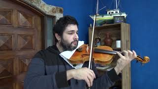 Ferdinand Kuchler  Violin Concertino  Op 11  2 Mov [upl. by Alvy]