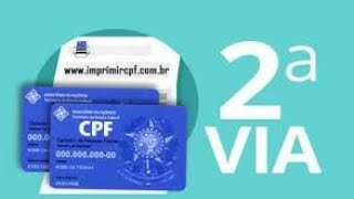 como puxar tirar a segundo via do cpf pelo nome completo descobrir o cpf pelo nome completo [upl. by Eniale275]