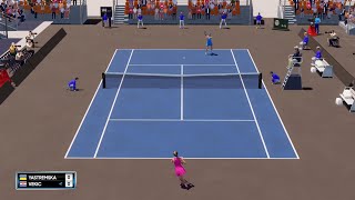 Dayana Yastremska vs Donna Vekić  Linz Open  Round of 16  AO Tennis 2  PS5 Gameplay [upl. by Saibot]