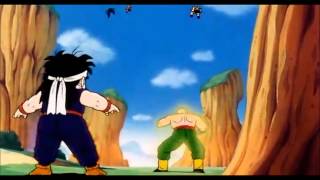 DBZ Tien Shinhan Tries to Avenge Chiaotzu Against Nappa HD [upl. by Ahselaf]