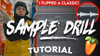 HOW TO MAKE SAMPLED DRILL BEATS FOR CENTRAL CEE  KAY FLOCK [upl. by Gerdy]