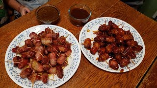 Bacon Wrapped Lil Smokies on a Pellet Grill [upl. by Laris334]