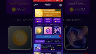 Gala coin daily combo 14 September 2024 galacoin galacoinairdrop [upl. by Cirre]