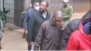 Mike Chimombe And Moses Mpofu Getting Into Prisons Vehicle As They Are Taken To Jail [upl. by Asiak]