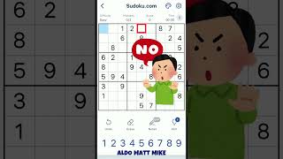 How to play the sudoku game Part1  Sudoku for beginners  Sudoku  Beginner level  Shorts [upl. by Naomi]