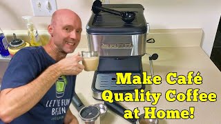 Espresso amp Cappuccino Machine Review – Perfect for Home Use [upl. by Senga547]