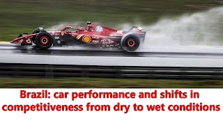 F1 tire effect how 5mm influenced performance in Brazil and why Pirelli Full Wet tires are useless [upl. by Lyns]