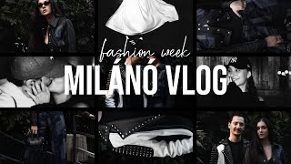 Milánó Fashion Week napi vlogvásárláslekéstük a gépünketmini haul [upl. by Naujak17]