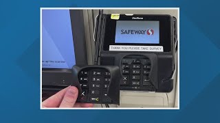 Shopper finds card skimming device used to steal peoples information at DC Safeway [upl. by Montague398]