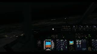 FSX IVAO  PMDG Boeing 737800  Night Landing in Charlottetown Canada  CYYZ  CYYG  WJA332 [upl. by Donnamarie689]