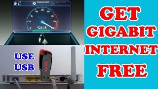 Get Gigabit Internet Speed For Free ✔ Speedup Internet For Free ✔ Full HD2017 [upl. by Eidlog]