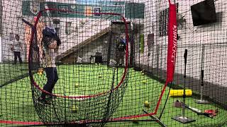 Batting lesson at Challenge U Softball [upl. by Nonad]